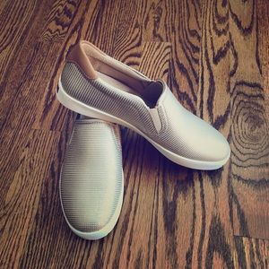 Dr. Scholl’s Gold Sneakers never worn!